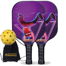 Load image into Gallery viewer, Best Pickleball Set, PB00025 Hip-Hop Artists Pickleball Rackets , Pickleball Court Set