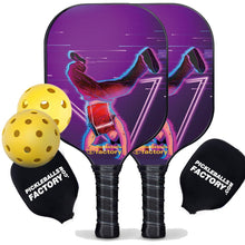 Load image into Gallery viewer, Best Pickleball Set, PB00025 Hip-Hop Artists Pickleball Rackets , Pickleball Court Set