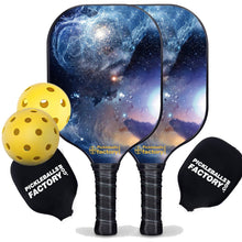 Load image into Gallery viewer, Pickleball Paddle Set, PB00026 The Milky Way Best Pickleball Paddle , Beginner Pickleball Set