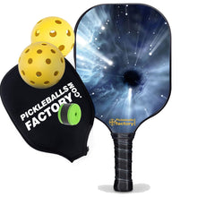 Load image into Gallery viewer, Custom Pickleball Paddle , PB00027 Black Hole Pickle Paddle - Senior Pickleball Outdoor Pickleballs For Sale