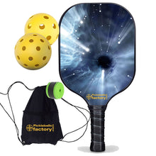 Load image into Gallery viewer, Custom Pickleball Paddle , PB00027 Black Hole Pickle Paddle - Senior Pickleball Outdoor Pickleballs For Sale
