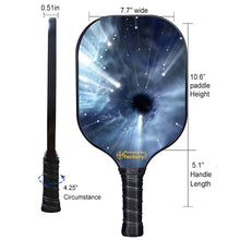 Load image into Gallery viewer, Custom Pickleball Paddle , PB00027 Black Hole Pickle Paddle - Senior Pickleball Outdoor Pickleballs For Sale