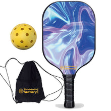 Load image into Gallery viewer, Usapa Pickleball Paddles , PB00031 Blue Ripples Pickleball Rackets Near Me - Professional Pickleball Players Pickleball Spin