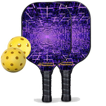 Load image into Gallery viewer, Best Pickleball Set, PB00034 Data Grid Pickleball Paddles , Pickleball Paddle And Ball Set