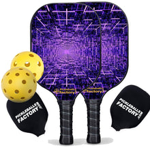 Load image into Gallery viewer, Best Pickleball Set, PB00034 Data Grid Pickleball Paddles , Pickleball Paddle And Ball Set