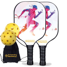 Carica l'immagine nel visualizzatore di Gallery, Pickleball Starter Set, PB00036 The Runner   Pickleball Rackets , Cost Of Pickleball Paddles