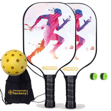 Carica l'immagine nel visualizzatore di Gallery, Pickleball Starter Set, PB00036 The Runner   Pickleball Rackets , Cost Of Pickleball Paddles