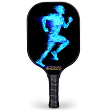 Load image into Gallery viewer, Custom Pickleball Paddle , PB00038 Blue Fires Good Pickleball Paddles - Backyard Pickleball Court Cost Youth Pickleball