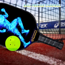 Load image into Gallery viewer, Best Pickleball Set, PB00038 Blue Fires Custom Pickleball Paddle , Pickleball Sets On Sale