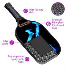 Load image into Gallery viewer, Best Pickleball Set, PB00038 Blue Fires Custom Pickleball Paddle , Pickleball Sets On Sale