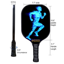 Load image into Gallery viewer, Best Pickleball Set, PB00038 Blue Fires Custom Pickleball Paddle , Pickleball Sets On Sale