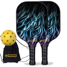 Carica l'immagine nel visualizzatore di Gallery, Pickleball Starter Set, PB00045 Leaves Pickleball Paddles , Portable Picklenet