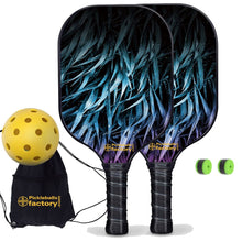Carica l'immagine nel visualizzatore di Gallery, Pickleball Starter Set, PB00045 Leaves Pickleball Paddles , Portable Picklenet