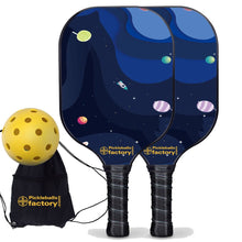 Carica l'immagine nel visualizzatore di Gallery, Pickleball Set Near Me, PB00050 Starry Night Pro Pickleball Paddle , Best Beginner Pickleball Paddles Sets