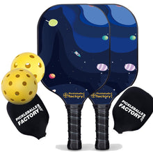 Carica l'immagine nel visualizzatore di Gallery, Pickleball Set Near Me, PB00050 Starry Night Pro Pickleball Paddle , Best Beginner Pickleball Paddles Sets