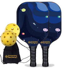 Carica l'immagine nel visualizzatore di Gallery, Pickleball Set Near Me, PB00050 Starry Night Pro Pickleball Paddle , Best Beginner Pickleball Paddles Sets