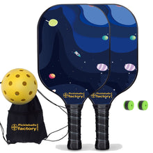 Carica l'immagine nel visualizzatore di Gallery, Pickleball Set Near Me, PB00050 Starry Night Pro Pickleball Paddle , Best Beginner Pickleball Paddles Sets