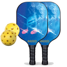 Carica l'immagine nel visualizzatore di Gallery, Pickleball Set, PB00051 Musical Note Pickleball Paddles For Sale , Best Portable Pickleball Set