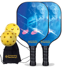 Carica l'immagine nel visualizzatore di Gallery, Pickleball Set, PB00051 Musical Note Pickleball Paddles For Sale , Best Portable Pickleball Set