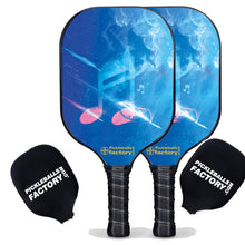 Carica l'immagine nel visualizzatore di Gallery, Pickleball Set, PB00051 Musical Note Pickleball Paddles For Sale , Best Portable Pickleball Set