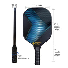Charger l'image dans la galerie, Pickleball Starter Set, PB0009 Hexagon Grids Usapa Pickleball Paddles , Portable Pickleball Set
