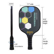 Cargar imagen en el visor de la galería, Pickleball Paddles | Pickleball Racquet | Indoor Pickleball Paddle Pickleball Racket Set | SX0017 Square Pickleball Paddle Wholesaler