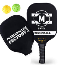 Cargar imagen en el visor de la galería, Pickleball Paddles | Pickleball Rackets | Best Pickleball Paddles For Intermediate Players | SX0020 Black MP Pickleball Paddles for Distributing