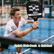 Carica l'immagine nel visualizzatore di Gallery, Pickleball Rackets | Pickleball Paddles Near Me | Quiet Pickleball Youth Pickleball Paddle | SX0020 Black MP Pickleball Set store location