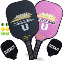 Charger l'image dans la galerie, Pickleball Paddles | Pickleball Rackets | Pickleball Paddle Manufacturers | SX0034-SX0025 NEW U Pickleball Paddle Set