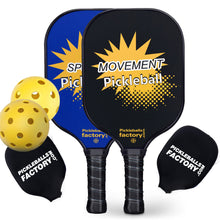 Charger l'image dans la galerie, Pickleball Set | Pickleball Paddles | Best Pickleball Paddle Under $75 | SX0036-SX0037 MOVEMENT Pickleball Paddle Set