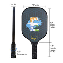 Charger l'image dans la galerie, Pickleball Set | Pickleball Paddles | Pickleball Paddle For Tennis Elbow | SX0039-SX0040 E4 Pickleball Paddle Set