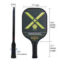 Carica l'immagine nel visualizzatore di Gallery, Pickleball Set | Pickleball Racquet | Best Edgeless Pickleball Paddle Pickleball Nearby | SX0042 X SPORTS Pickleball Set direct mail order