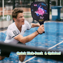 Carica l'immagine nel visualizzatore di Gallery, Pickleball Paddle | Best Pickleball Paddles | Best Driveway Pickleball Set Pickleball Tour | SX0043 PINK BUTTERFLY Pickleball Set mail order catologues