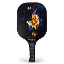Cargar imagen en el visor de la galería, Pickleball Paddles | Pickleball Tournaments | Pickleball Paddle Set | SX0044 GOLD BUTTERFLY Pickleball Paddle for Middleman
