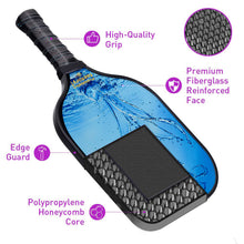 Cargar imagen en el visor de la galería, Pickleball Set | Pickleball Tournaments | Pickleball Paddle Sets | SX0045 WATER FOLLOW Pickleball Paddles for Trader