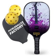 Cargar imagen en el visor de la galería, Pickleball Paddle | Pickleball Equipment | Pickleball Players | SX0046 PURPLE GUITAR Pickleball Paddle for Trader