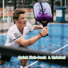 Carica l'immagine nel visualizzatore di Gallery, Pickleball Paddles | Pickleball Near Me | Best Pickleball Paddle for Spin and Power | SX0046 PURPLE GUITAR Pickleball Set dropship