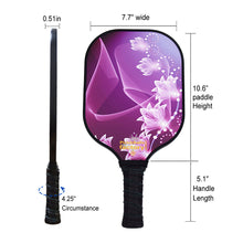 Load image into Gallery viewer, Pickleball Paddles | Pickleball Equipment | Portable Pickleball Nets | SX0047 PINK FOLLOWER Pickleball Paddles for Shop