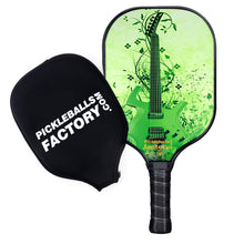 Charger l'image dans la galerie, PPickleball Set | Pickleball Equipment | Pickleball Gear Foam Pickleballs | SX0048 GREEN GUITAR Pickleball Paddle for Shop
