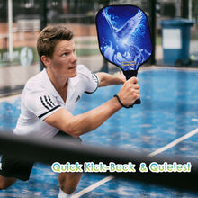 Carica l'immagine nel visualizzatore di Gallery, Pickleball Paddle | Playing Pickleball | Top Rated Pickleball Paddles 2021 | SX0049 BLUE HAWK Pickleball Set for training