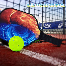 Carica l'immagine nel visualizzatore di Gallery, Pickleball Paddles | Playing Pickleball | Best All Around The Factory Pickleball Paddle | SX0050 BLUE RED HEART Pickleball Set for stall