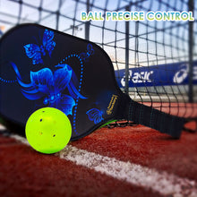 Carica l'immagine nel visualizzatore di Gallery, Pickleball Set | Playing Pickleball | Best Pickleball Balls For Outdoor Pickleball on Grass | SX0051 ROMANTIC BUTTERFLY Pickleball Set for stall holder