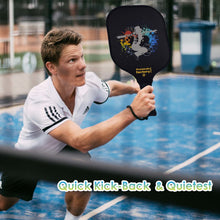 Carica l'immagine nel visualizzatore di Gallery, Pickleball Rackets | Pickleball Paddle Near Me | Usapa Pickleball Paddles with Long Handles | SX0055 DANCING IN DARK Pickleball Set for Pickleball Facebook Group