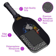 Carica l'immagine nel visualizzatore di Gallery, Pickleball Rackets | Pickleball Paddle Near Me | Usapa Pickleball Paddles with Long Handles | SX0055 DANCING IN DARK Pickleball Set for Pickleball Facebook Group