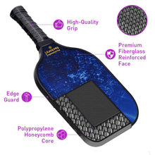 Load image into Gallery viewer, Pickleball Set | Pickleball Paddles Near Me | Rimless Pickleball Paddles Power Pickleball | SX0057 BLUE SCIENCE Pickleball Set for Pickleball limited