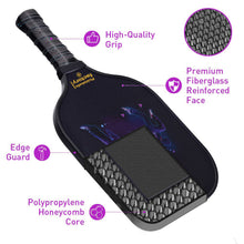 Carica l'immagine nel visualizzatore di Gallery, Pickleball Rackets | Pickleball Paddles Amazon | Best Pickleball Paddle For Tennis Elbow | SX0058 DAZZLING DANCE Pickleball Set for Pickleball INC