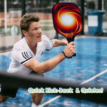 Carica l'immagine nel visualizzatore di Gallery, Pickleball Set | Pickleball Paddle | Long Handle Pickleball Paddles | SX0064 ORANGE EARTH Pickleball Set for Pickleball Supply
