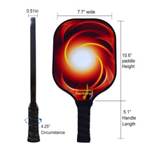 Carica l'immagine nel visualizzatore di Gallery, Pickleball Set | Pickleball Paddle | Long Handle Pickleball Paddles | SX0064 ORANGE EARTH Pickleball Set for Pickleball Supply