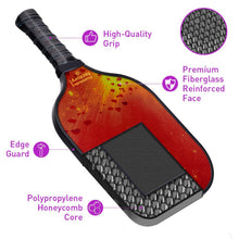 Carica l'immagine nel visualizzatore di Gallery, Pickleball Paddle | Pickleball Set | Top Beginner Pickleball Paddles | SX0066 RED GROUND Pickleball Set for Pickleball Instagram