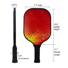 Carica l'immagine nel visualizzatore di Gallery, Pickleball Paddle | Pickleball Set | Top Beginner Pickleball Paddles | SX0066 RED GROUND Pickleball Set for Pickleball Instagram